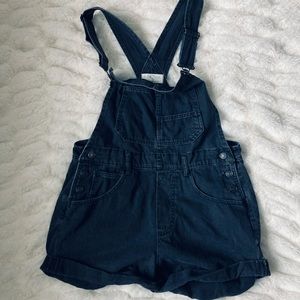 Free People black shortalls